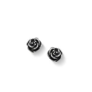 James Avery Rose Post Silver Earrings